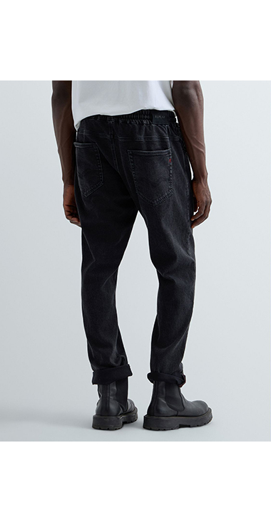 リラックステーパードLANNY Touch denim 詳細画像